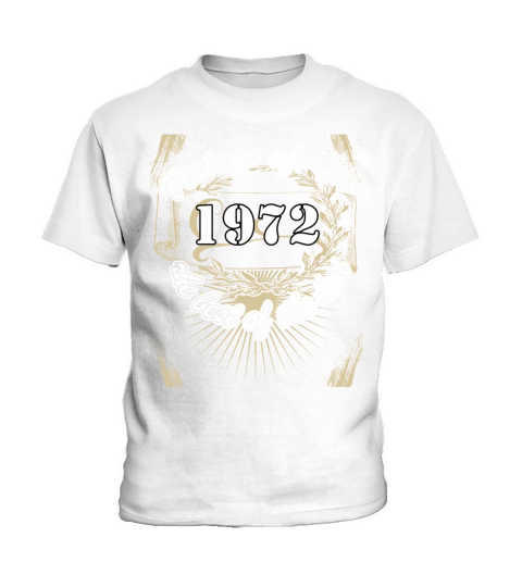 Vintage 1972 Birthday Saying Retro 50 Years Kids T-Shirt