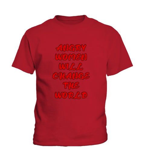 Vintage Woman Rights Angry Women Will Change World Kids T-Shirt