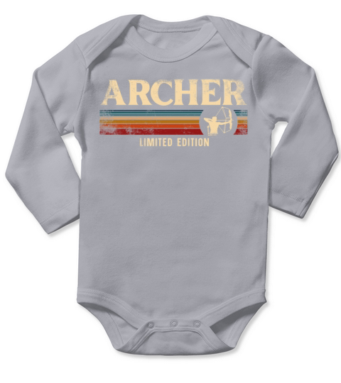 Archery Bow Archer Retro Vintage Long Sleeve Baby One-Piece