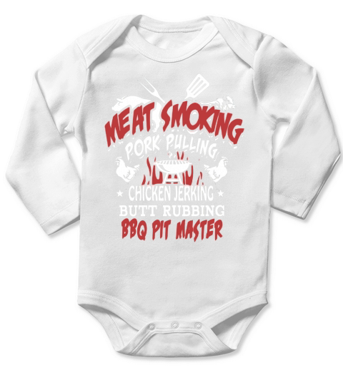 BBQ PIT MASTER - Shirt Long Sleeve Baby One-Piece