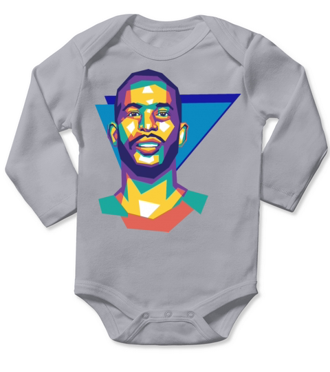 chris paul wpap limit color Long Sleeve Baby One-Piece