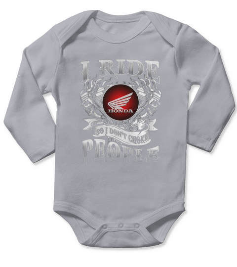 Dont Choke Honda Long Sleeve Baby One-Piece
