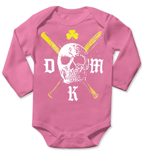 Dropkick Murphys back skull Long Sleeve Baby One-Piece
