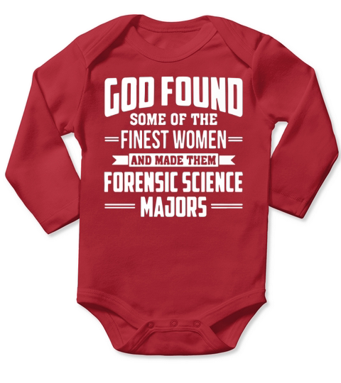 Forensic Science Major - Limited Edition Long Sleeve Baby One-Piece