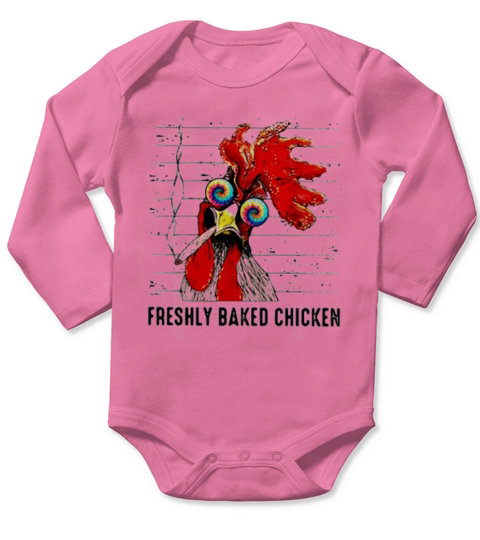 Freshly baked Chicken shirt Long Sleeve Baby One-Piece