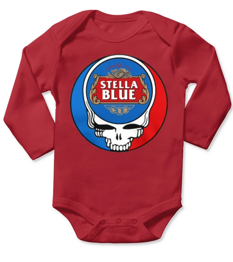 Grateful Dead Stella Blue Long Sleeve Baby One-Piece