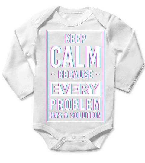 Humor Fun I Dont Care Motto Long Sleeve Baby One-Piece