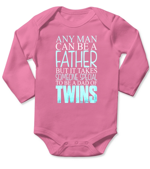 It Takes Someone Special to be a Dad of Twins T-Shirt Long Sleeve Baby One-Piece