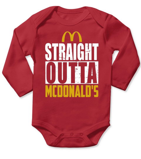 McDonalds Long Sleeve Baby One-Piece