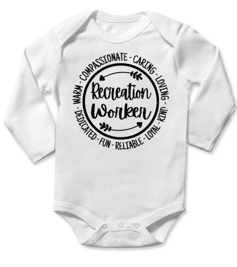 Recreation Worker Vintage Gift Long Sleeve Baby One-Piece