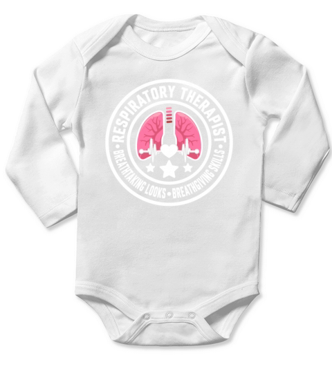 Respiratory Therapist Breathtaking Looks Long Sleeve Baby One-Piece