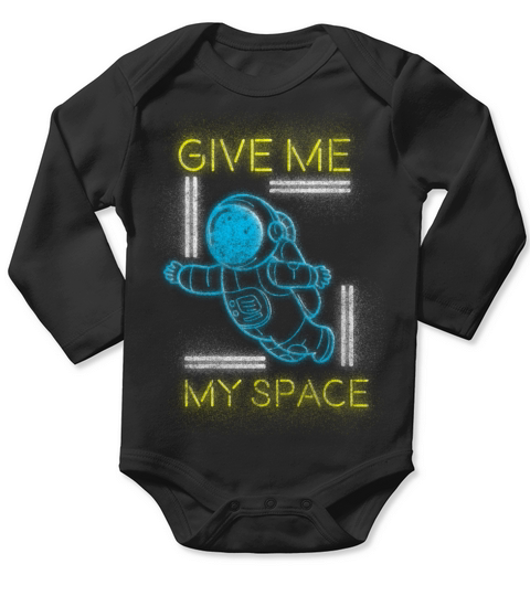Retro Neon Art Nerd Old School Long Sleeve Baby One-Piece