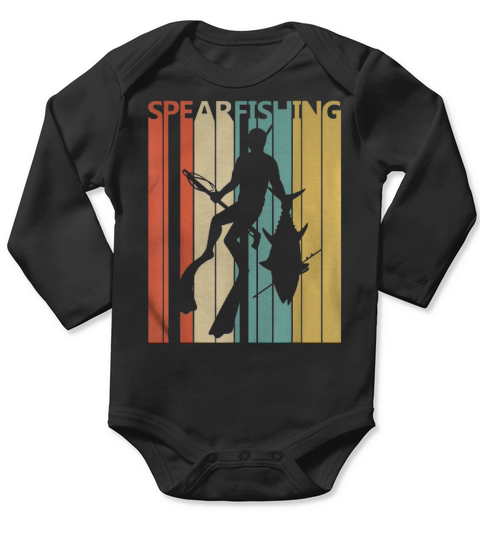 Spearfishing Vintage shirt Long Sleeve Baby One-Piece