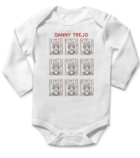 The Emotions of Danny Trejo Long Sleeve Baby One-Piece
