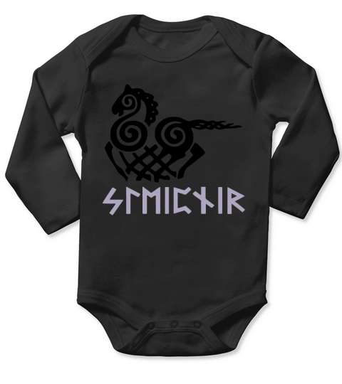 Viking Sleipnir Long Sleeve Baby One-Piece