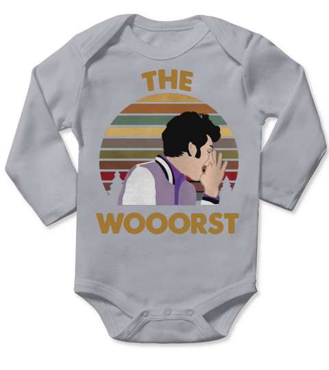 Vintage Parks Jean Ralphio the wooorst Long Sleeve Baby One-Piece