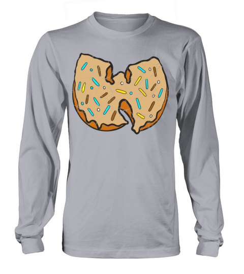 donut wutang cream Long sleeved Unisex