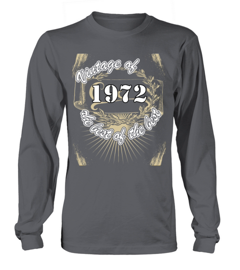 Vintage 1972 Birthday Saying Retro 50 Years Long sleeved Unisex
