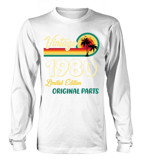 Vintage 1980 Limited Edition Original Parts Long sleeved Unisex