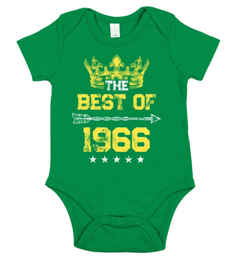 1966 best of birthday Short Sleeve Baby One-Piece