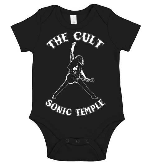 1989 The Cult Sonic Temple Tour Band Rock 80 Short Sleeve Baby One-Piece
