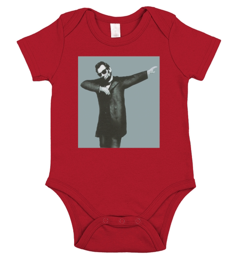 Abe Lincoln Dabbing Cool Dab Lincolns Birthday Short Sleeve Baby One-Piece