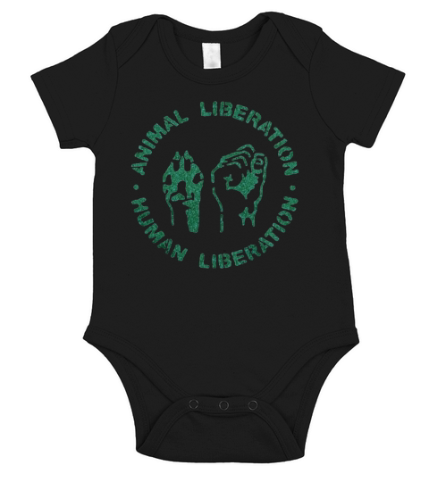 animal rights Short Sleeve Baby One-Piece