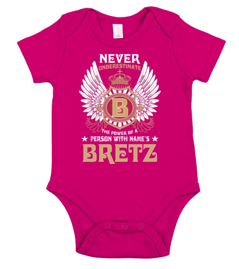 BRETZ NAME,BRETZ BIRTHDAY,BRETZ HOODIE,BRETZ TSHIRT FOR YOU Short Sleeve Baby One-Piece