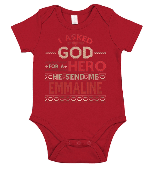 EMMALINE Name shirt, EMMALINE Funny Name, EMMALINE Family Name Gifts T Shirt Short Sleeve Baby One-Piece