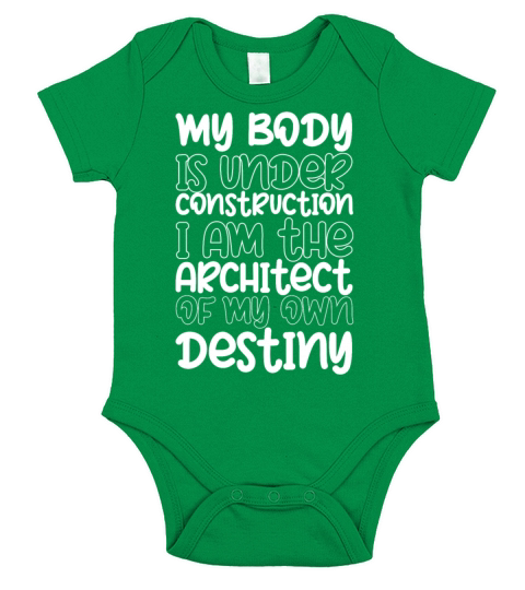 Exercise Motivational Quote Short Sleeve Baby One-Piece