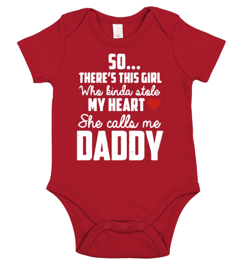 Father s Day Gift she calls me Daddy Short Sleeve Baby One-Piece