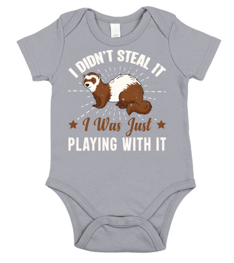 Ferret Make Me Happy Pet Owner Lifetsyle Gift Idea Short Sleeve Baby One-Piece