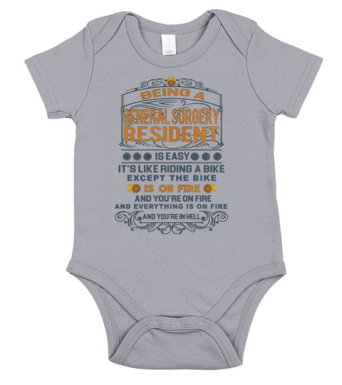 GENERAL SURGERY RESIDENT FRideaBike Short Sleeve Baby One-Piece