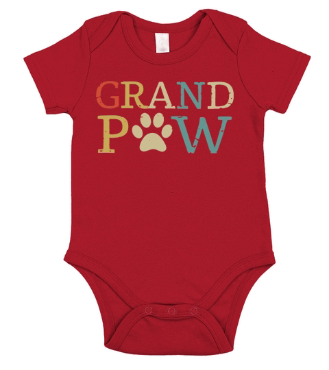Grand Paw dog lover Short Sleeve Baby One-Piece