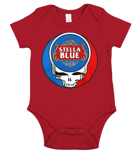 Grateful Dead Stella Blue Short Sleeve Baby One-Piece