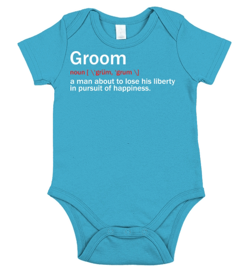 Groom Definition Funny Short Sleeve Baby One-Piece