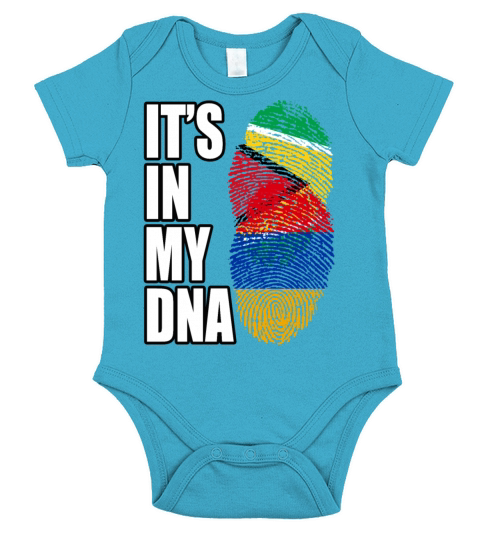 Guyanese And Armenian Mix Heritage DNA Flag Short Sleeve Baby One-Piece