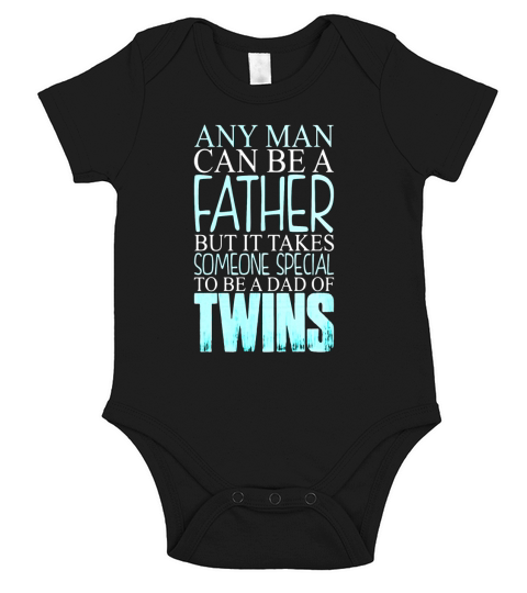 It Takes Someone Special to be a Dad of Twins T-Shirt Short Sleeve Baby One-Piece