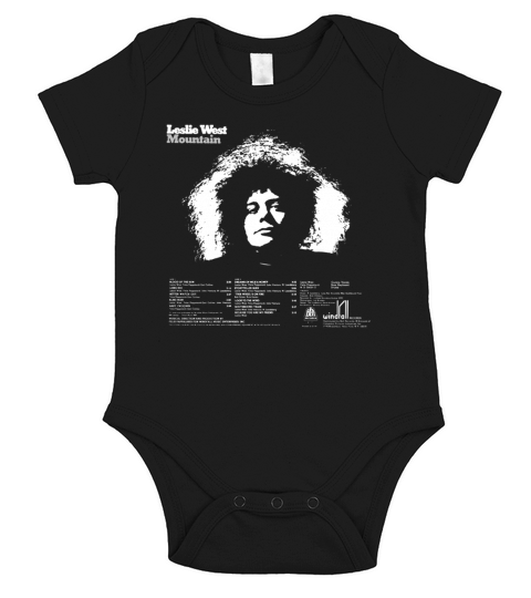 Leslie West Fan Mountain Short Sleeve Baby One-Piece