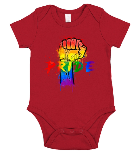 LGBTQ for Gay Lesbian Trans Bi Pan Pride Short Sleeve Baby One-Piece