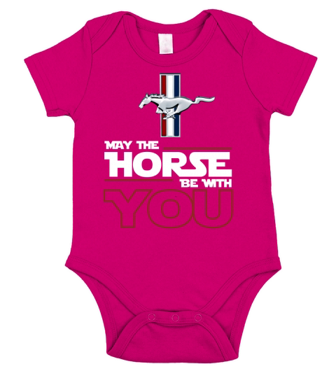 May The Horse Be With You Short Sleeve Baby One-Piece