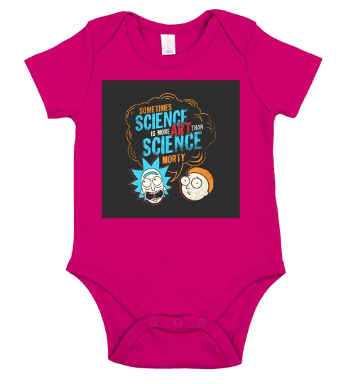 More Art Than Science Short Sleeve Baby One-Piece