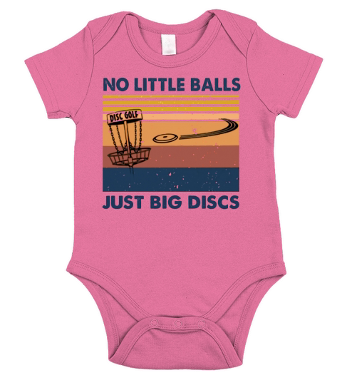 No little balls just big discs vintage shirt Short Sleeve Baby One-Piece