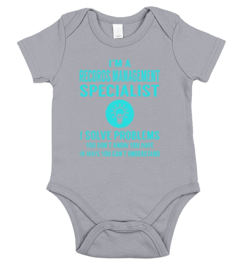 Records Management Specialist Short Sleeve Baby One-Piece