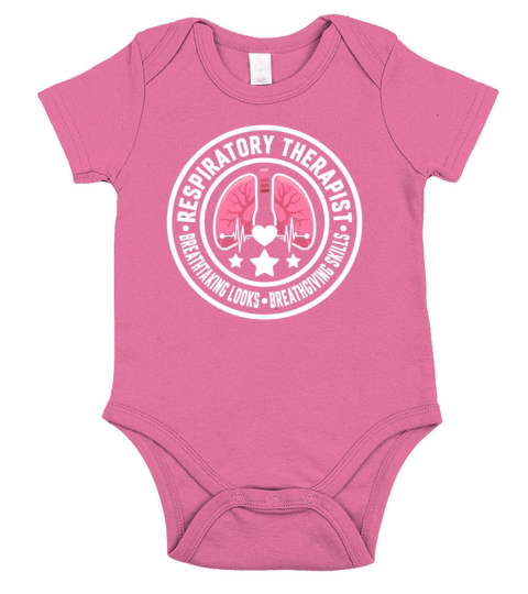 Respiratory Therapist Breathtaking Looks Short Sleeve Baby One-Piece