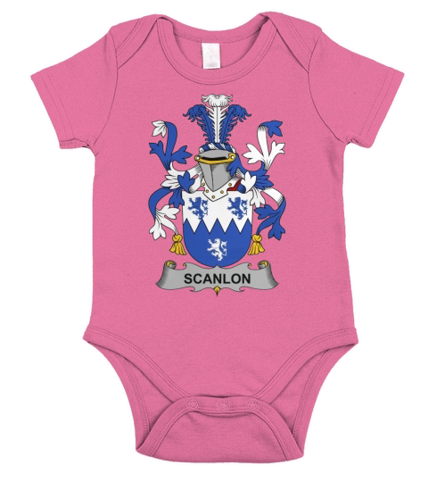 Scanlon Family Crest Irish Family Crests II Short Sleeve Baby One-Piece