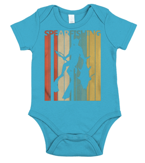 Spearfishing Vintage shirt Short Sleeve Baby One-Piece