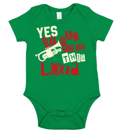 Trumpet Player Vintage Yes It Has Short Sleeve Baby One-Piece
