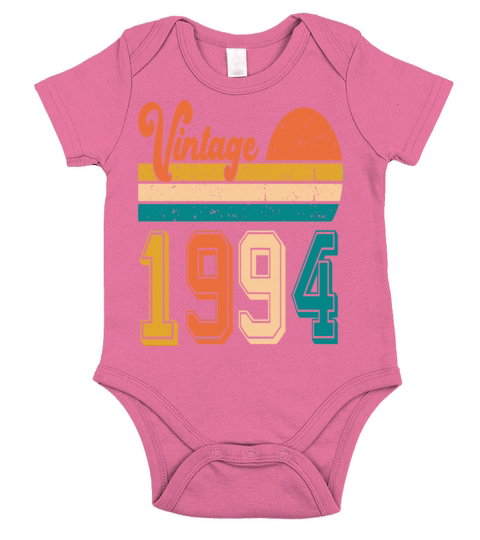 Vintage 1994 birthday gift Short Sleeve Baby One-Piece