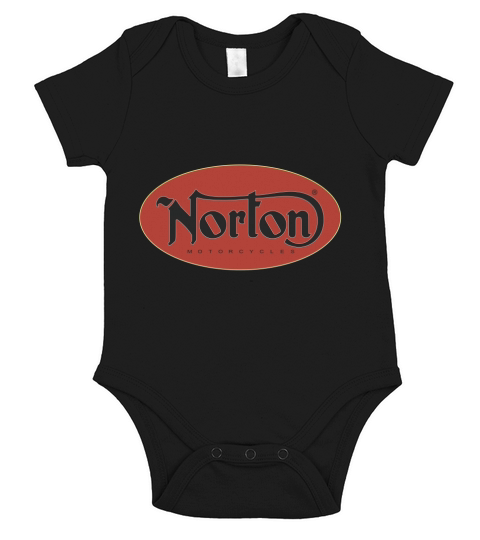 VINTAGE NORTON SHIRT Short Sleeve Baby One-Piece
